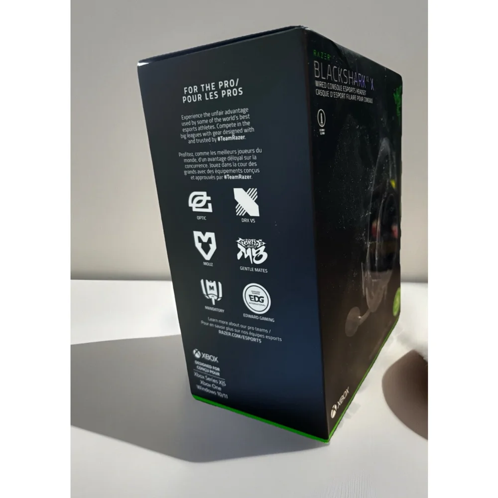 Razer BlackShark v2 X Wired Gaming Headset• Xbox & 3mm Multi Platform PS5/4-BLK